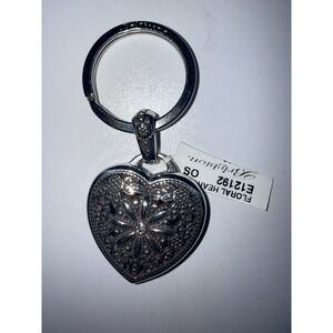 Brighton Floral Heart Key Fob Key Fob NWT $48